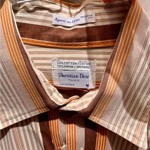 Vintage Christian Dior Paris dress shirt “Eclectic Grand Pa”
